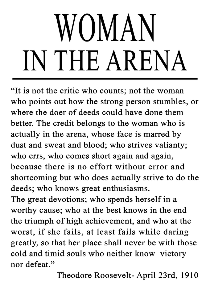 Woman in the Arena