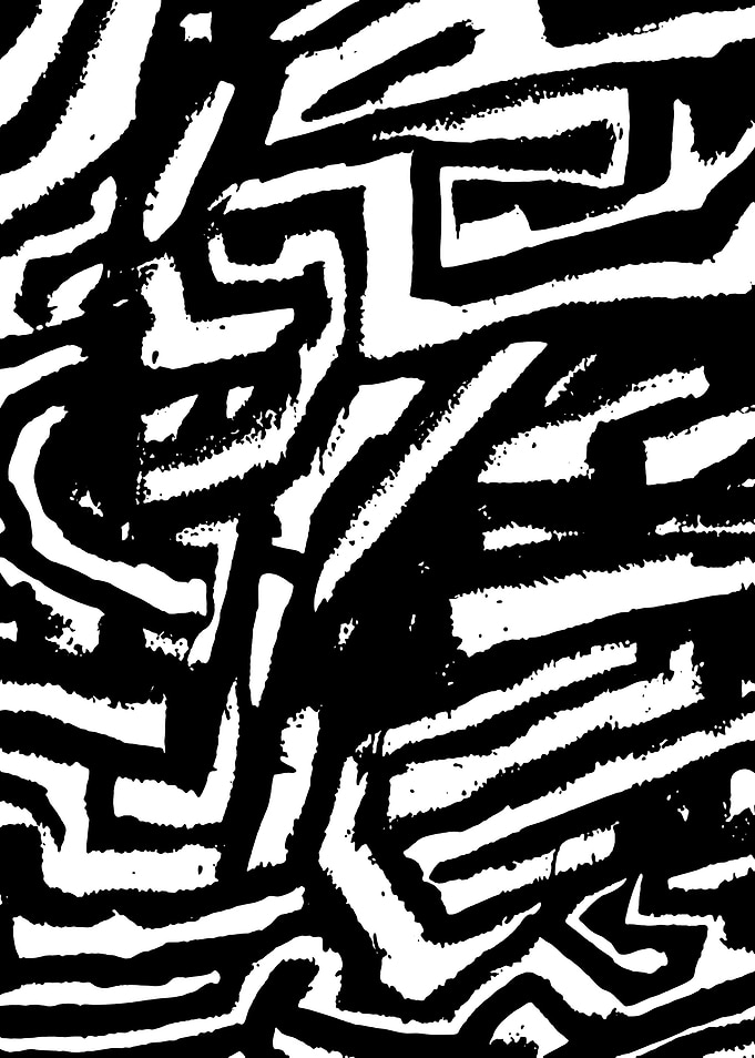 Black and White Abstract