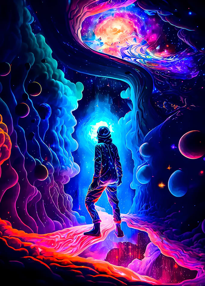 Astronaut in space