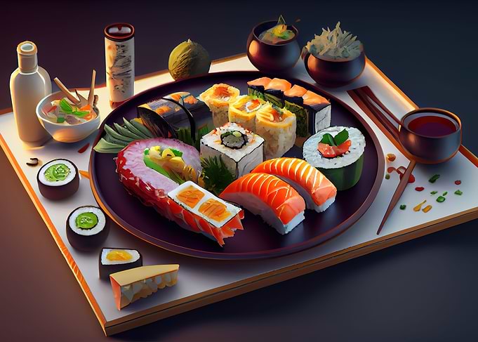 Japan Sushi Food Delicious