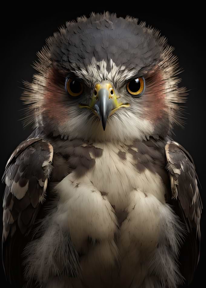 Hawk Looking At The Camera