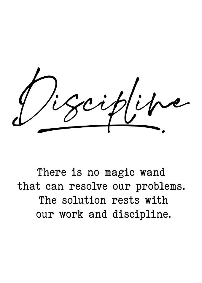 Discipline Quote