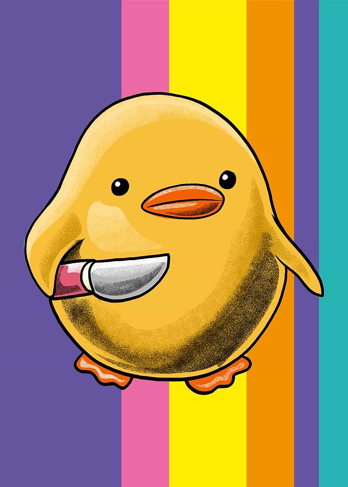 Chick with Knife Meme