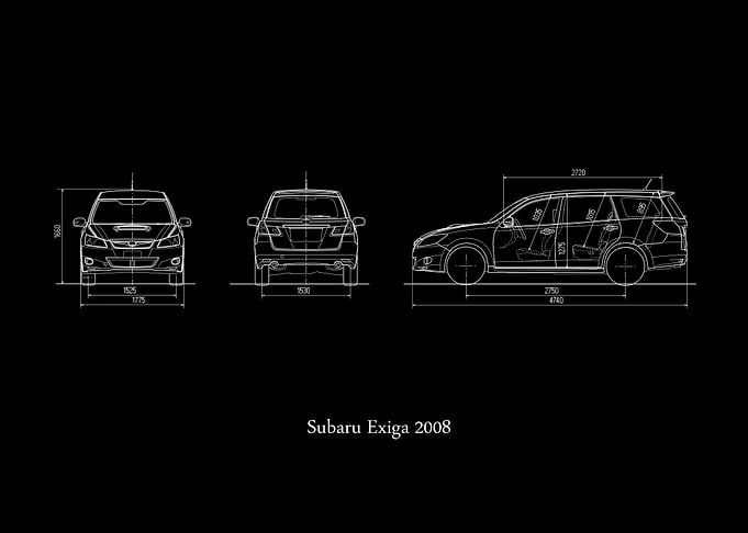 Subaru Exiga 2008