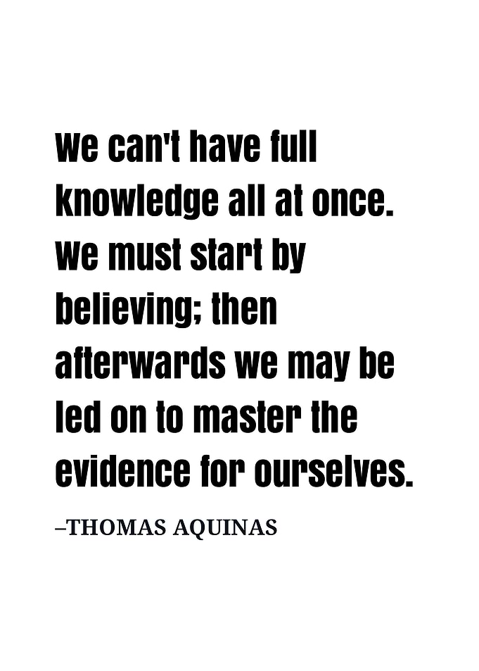 Thomas Aquinas quote
