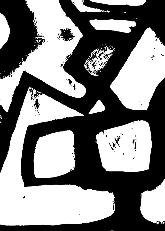 Black and White Abstract