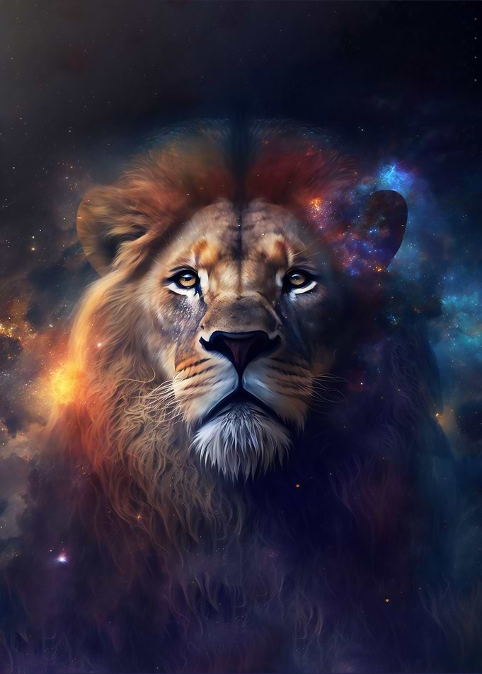 Space lion