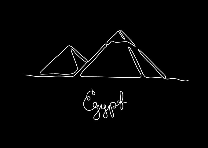 black white triangle