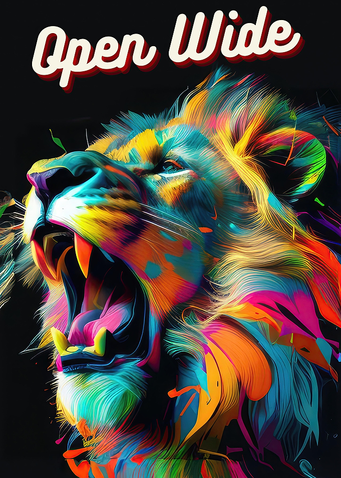 Lion Open Wide