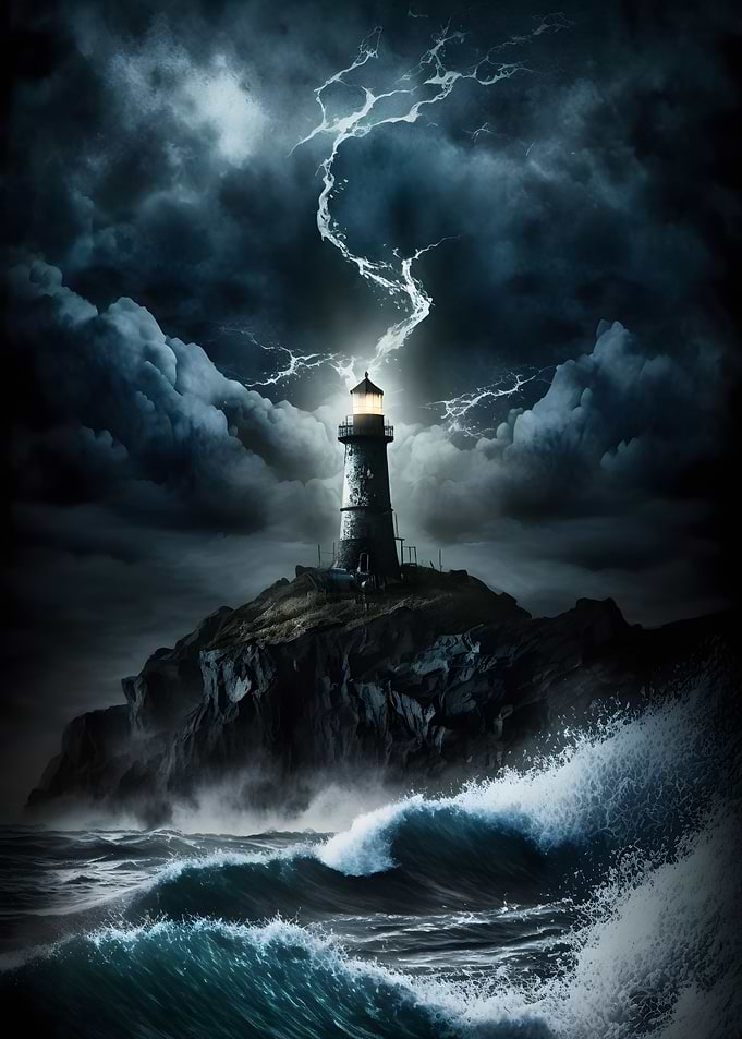 Lighthouse on the hill