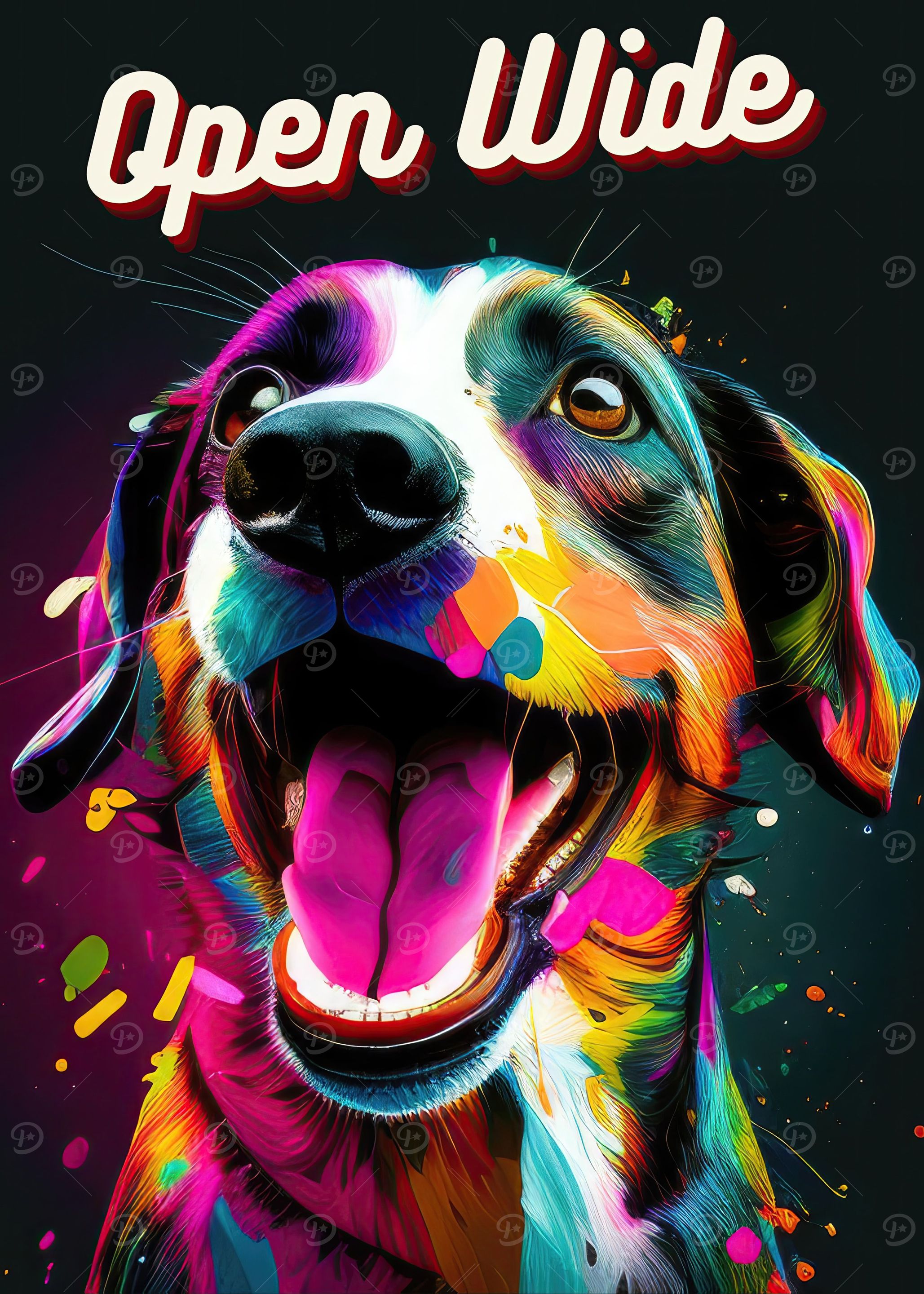 Dog Open Wide