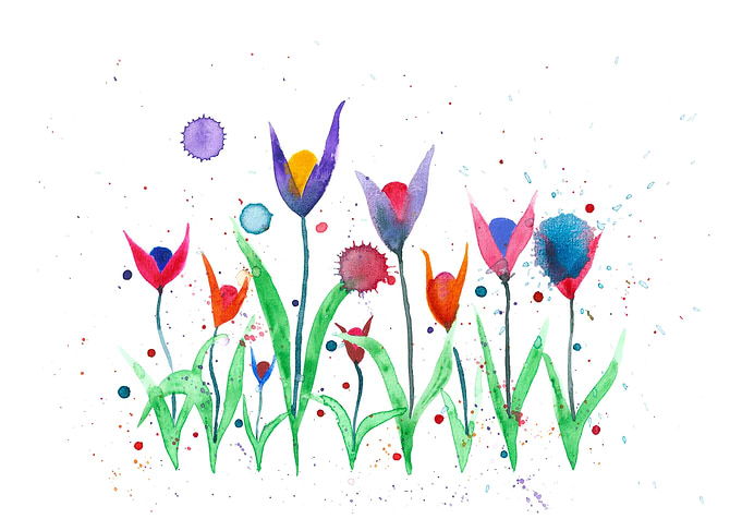 Watercolor Garden 6