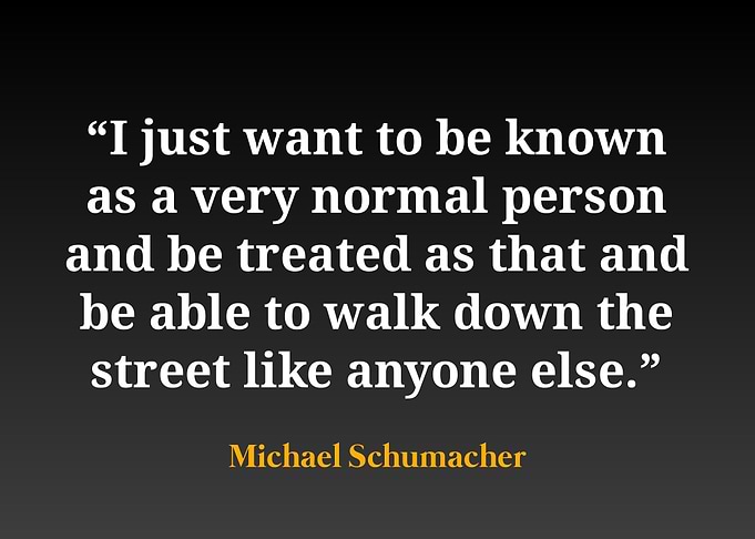 Michael Schumacher Quote