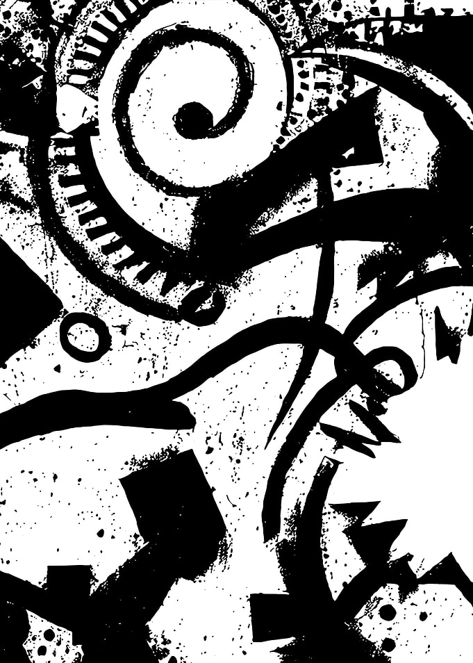 Black and White Abstract