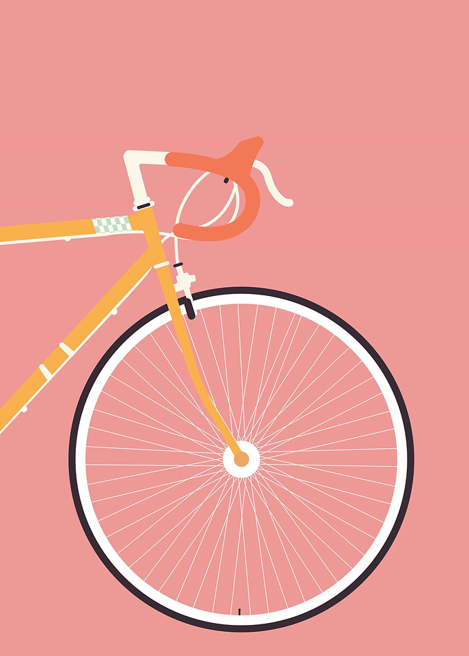 Bicycle poster minimalist