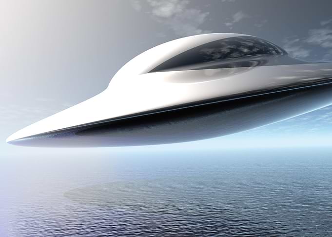 UFO Scifi fantasy art