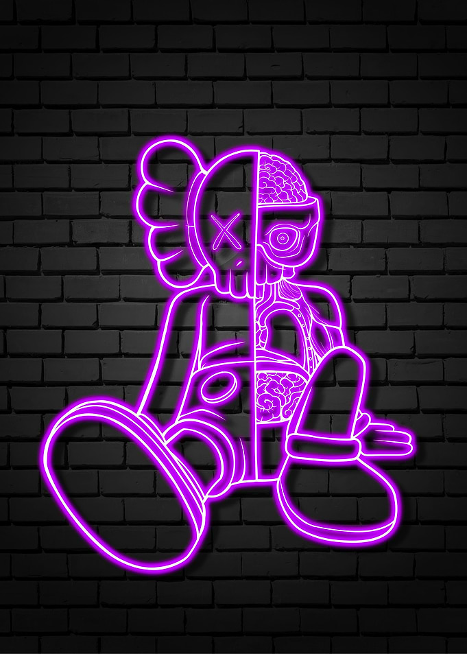 Neon Kaws