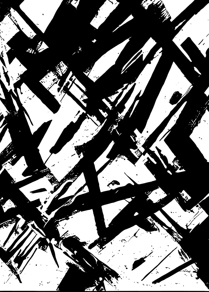Black and White Abstract