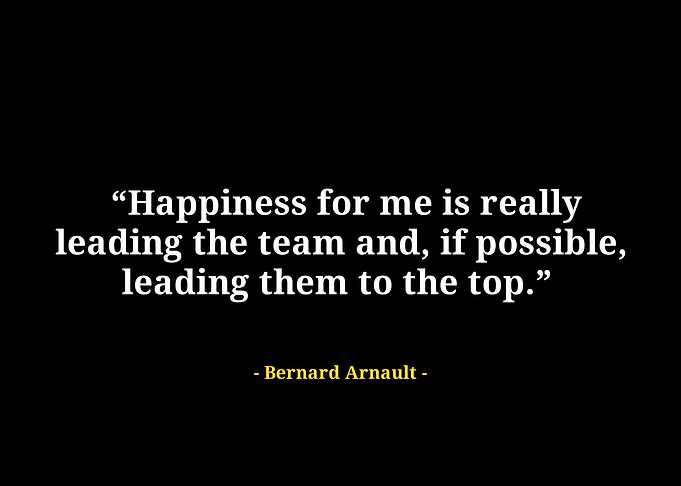 Bernard arnault quote