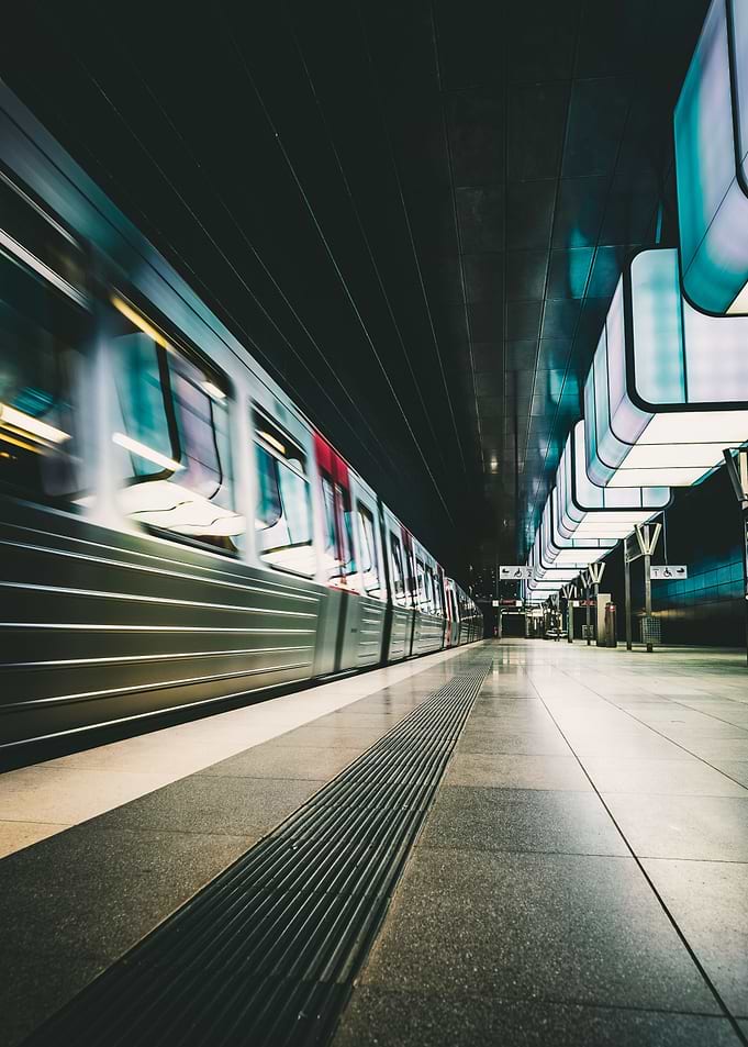 Subway in Hamburg
