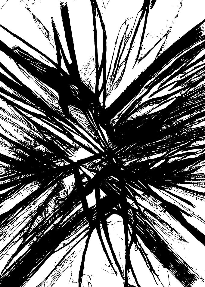 Black and White Abstract