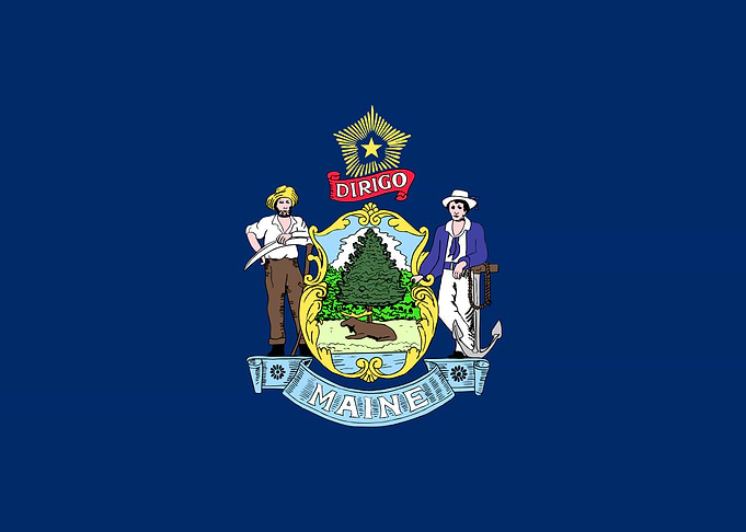 Maine State Flag