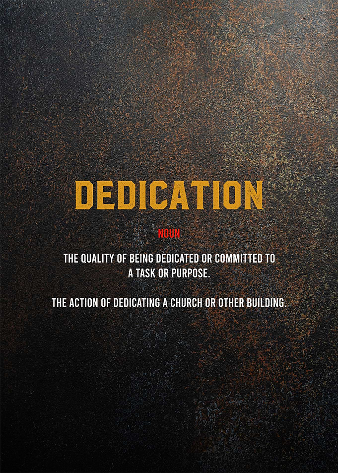 dedication
