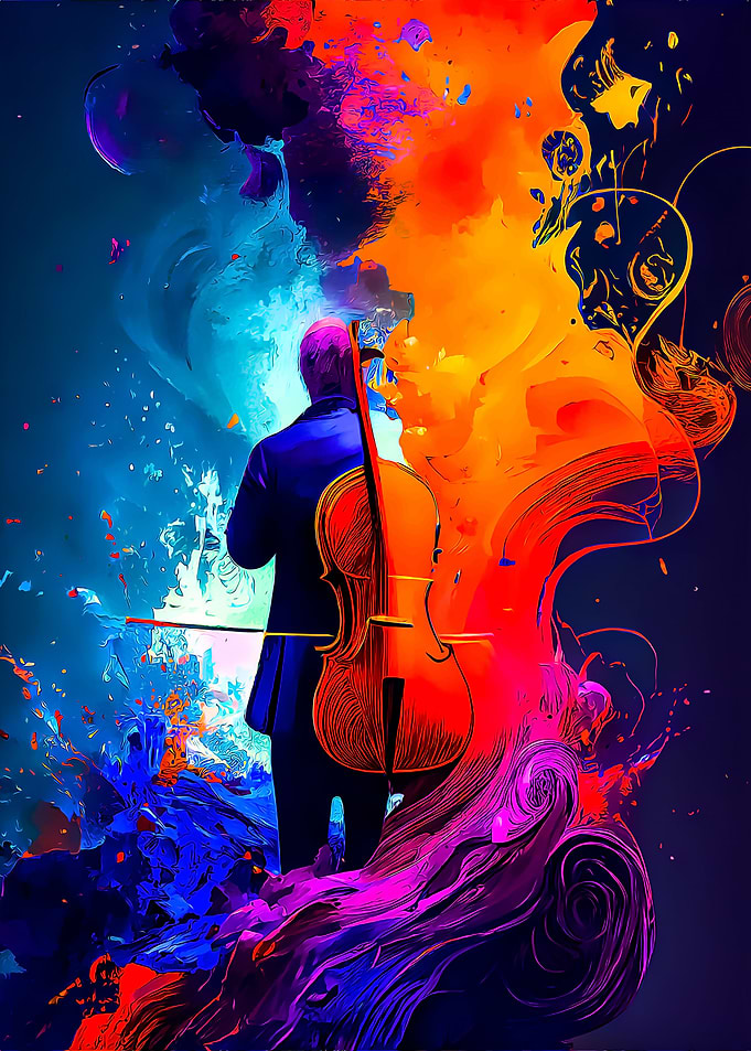 Violin Abstract