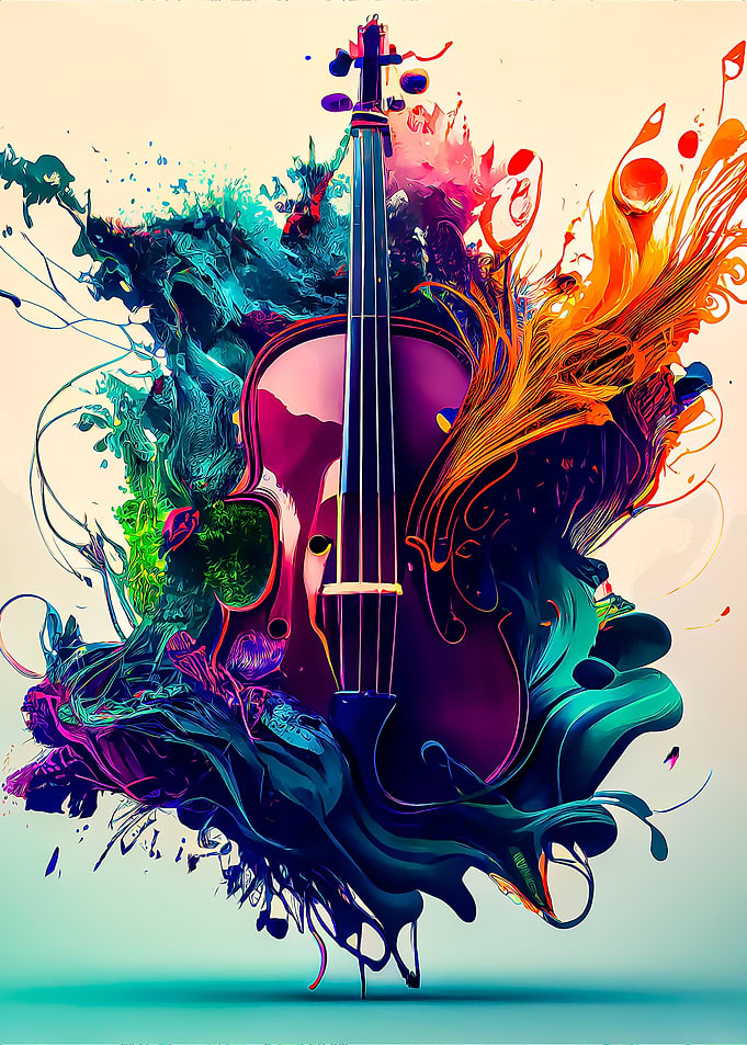 Violin Abstract