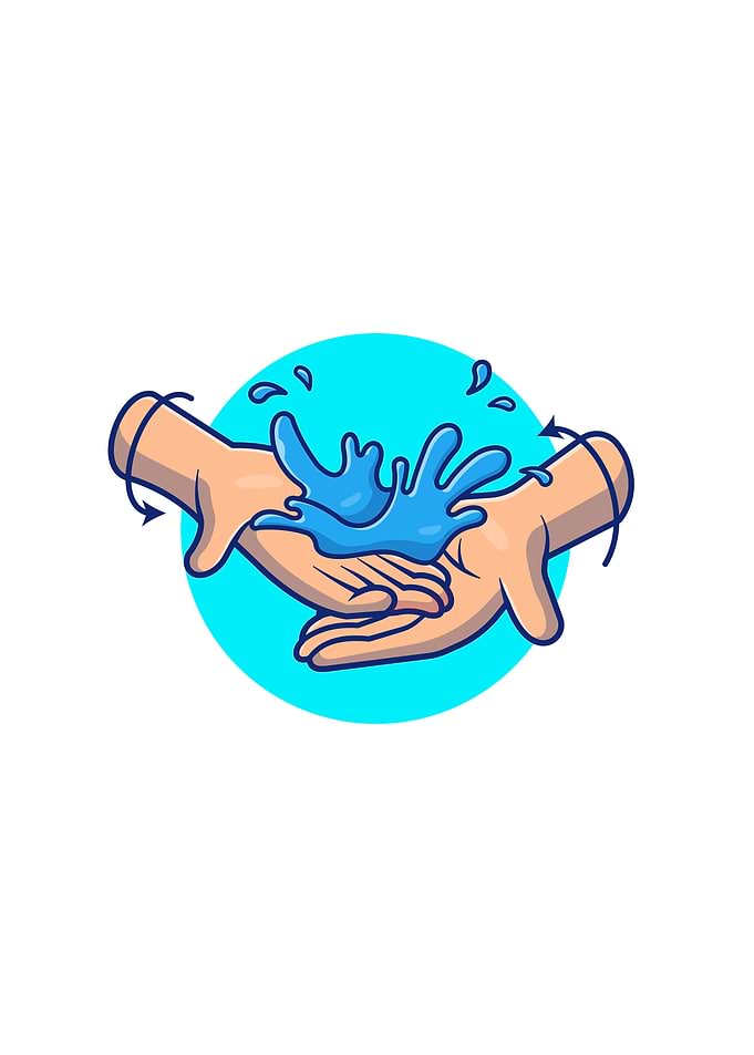 Washing Hand Cartoon