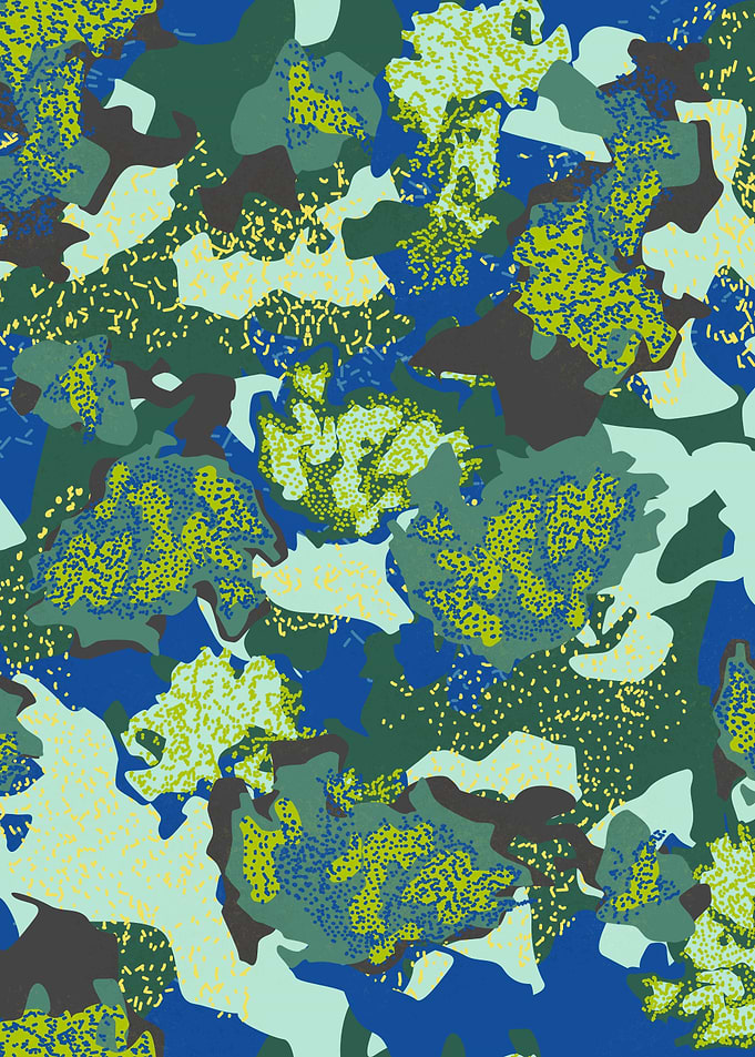 Algae Moss Camo Pattern