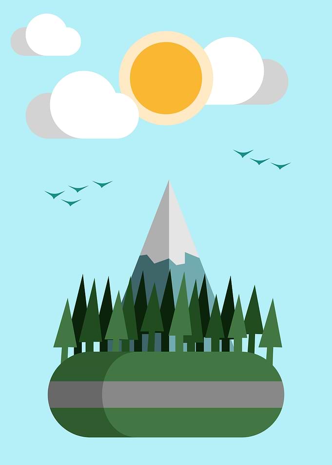 Blue Sky Scenery