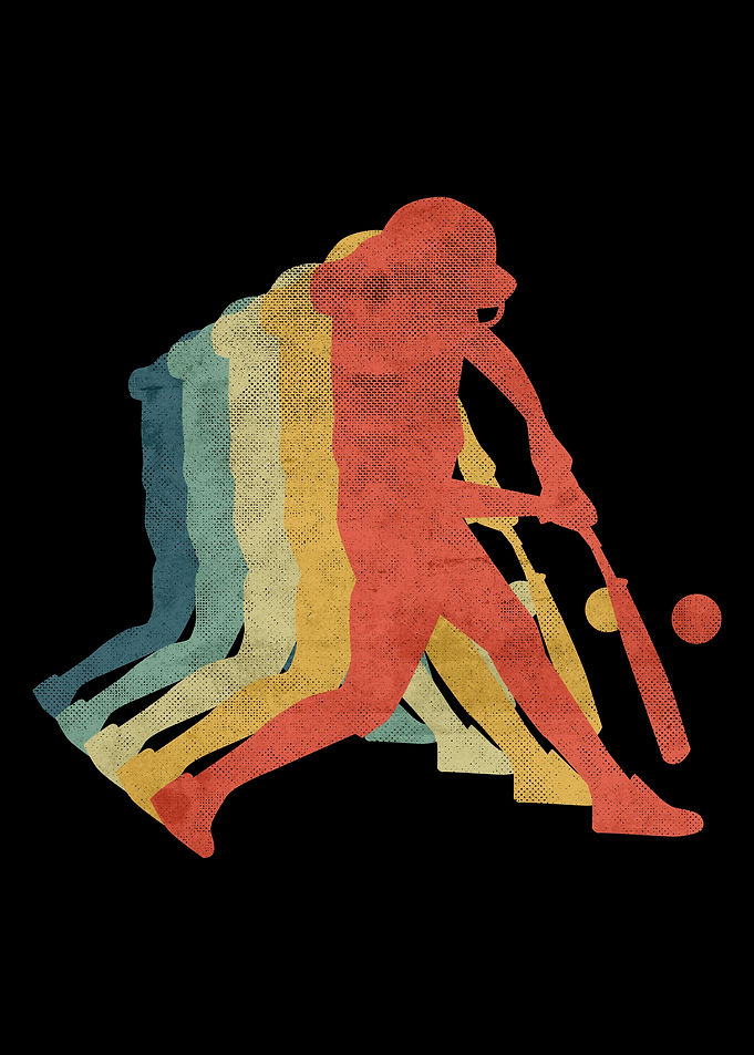 Softball Homerun Hit Girl