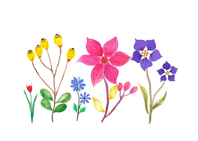 Watercolor Garden 3