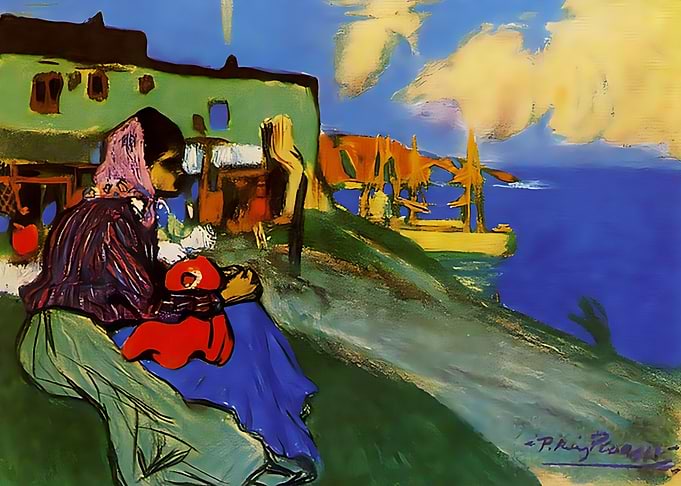 gypsy in front of musca