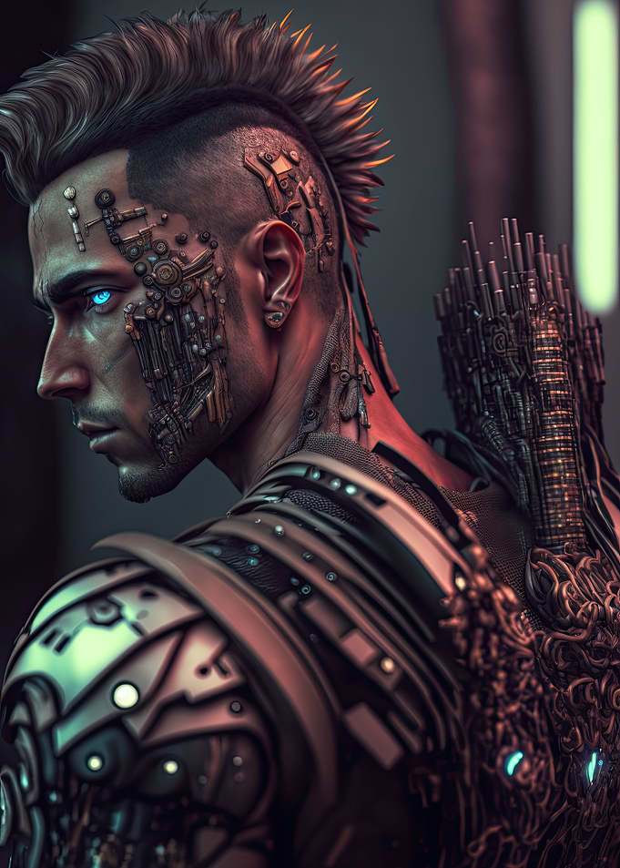 Cyberpunk Warrior