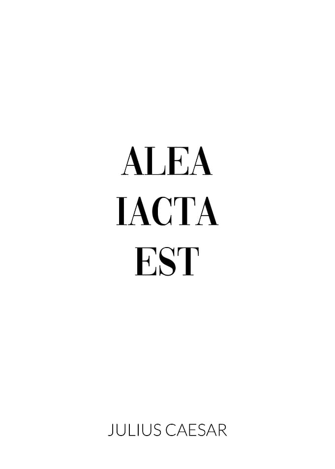 Julius Caesar Latin Quote