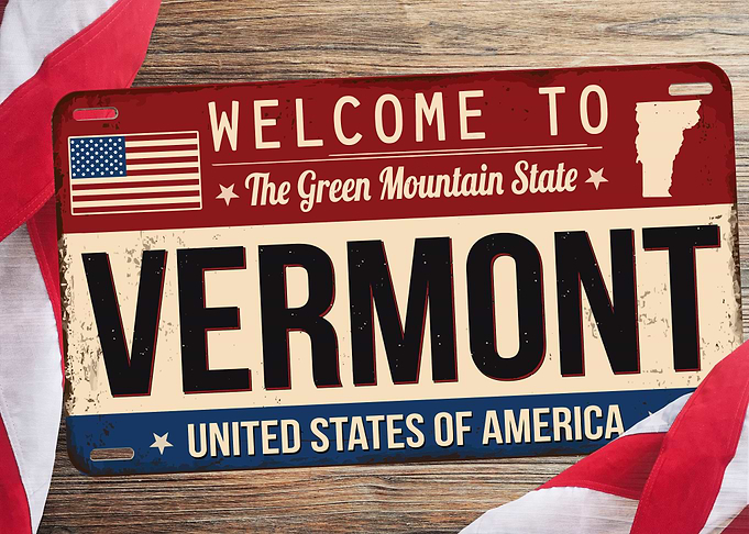 VERMONT PLATES POSTER