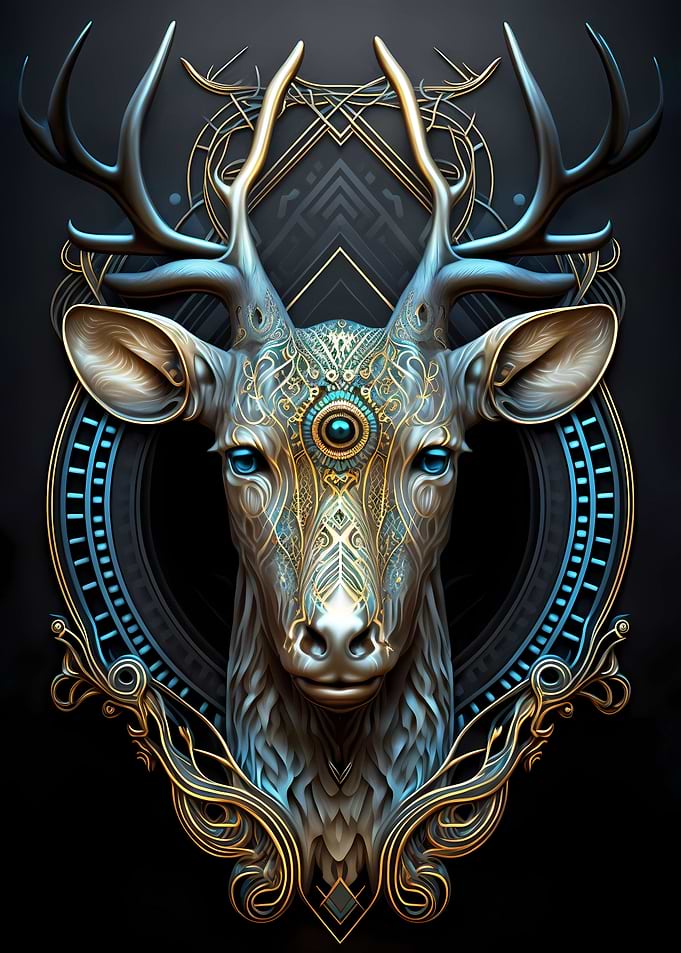 Mystical Astrology Deer