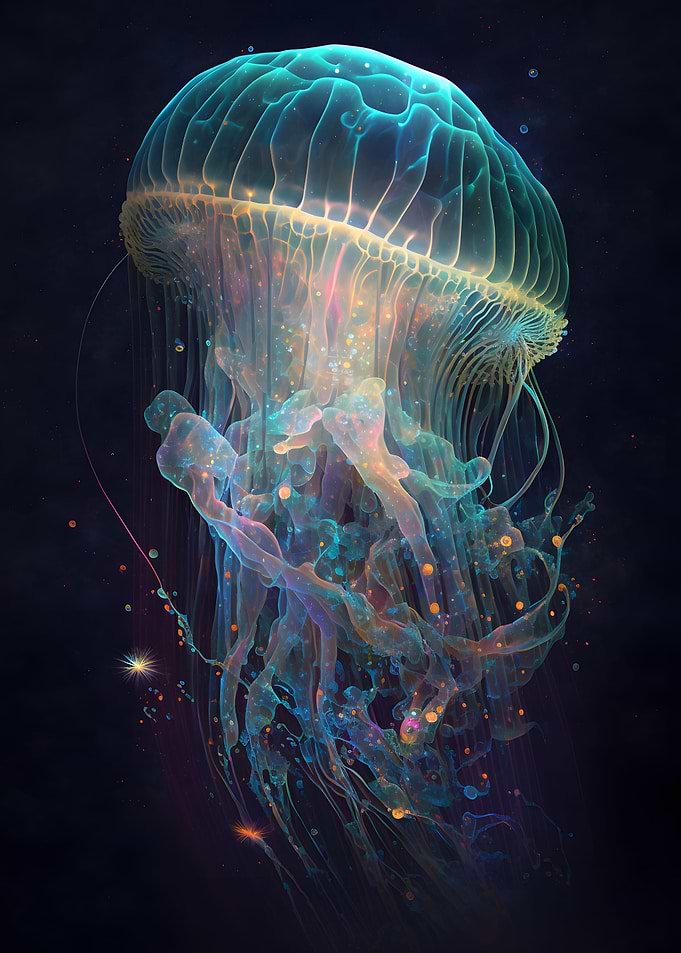 Galaxy Jellyfish