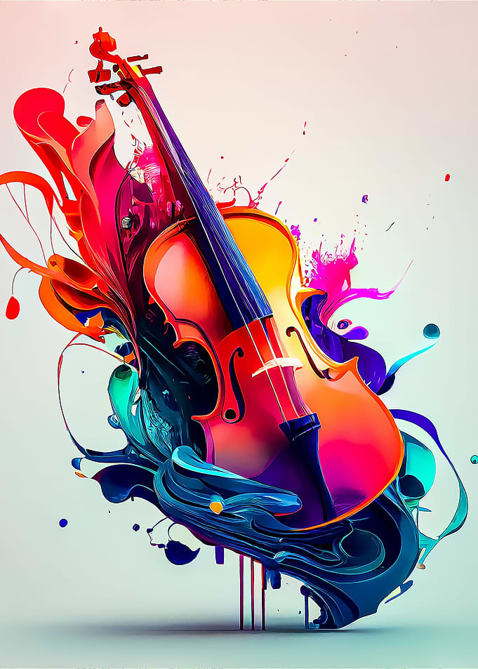 Violin Abstract