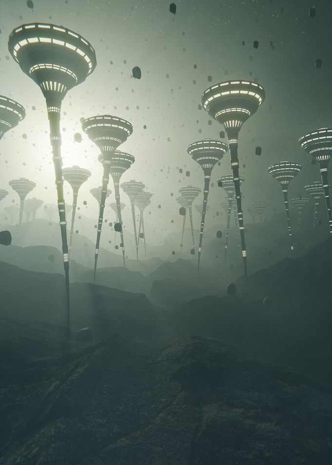 Mushroom Flying 3D
