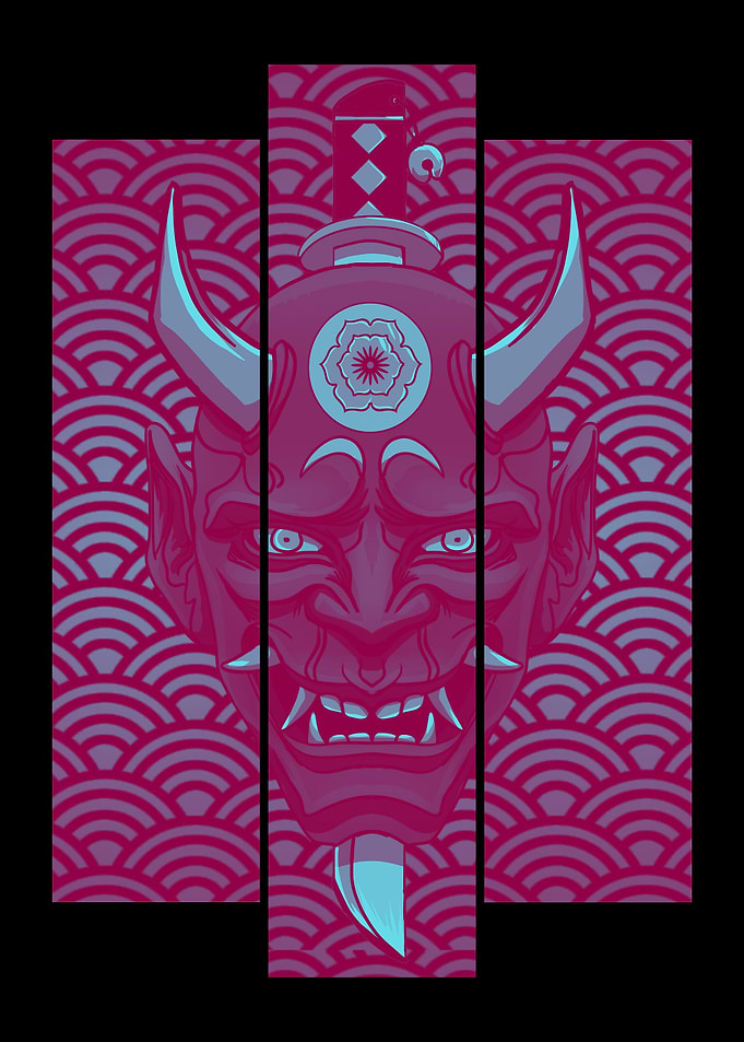 Japanese Hannya Mask