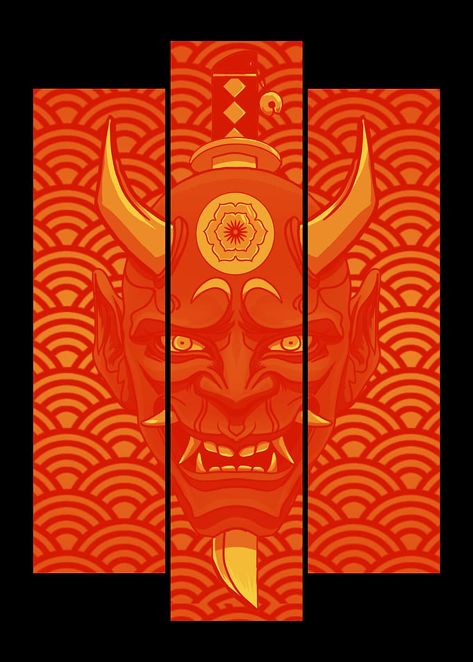 Japanese Hannya Mask