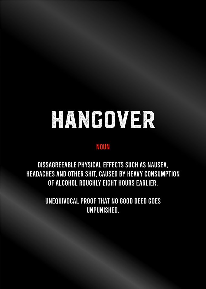 hangover motivational