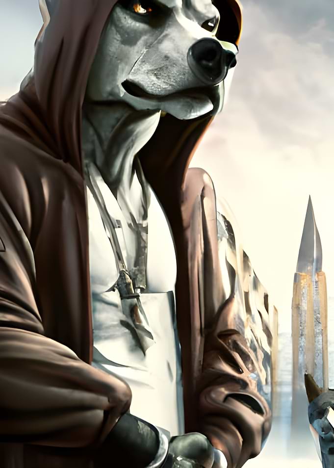 Abstract Gangster Dog