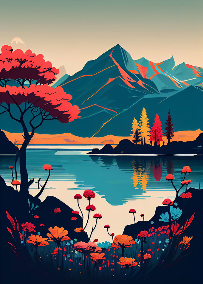 Minimalist landscape
