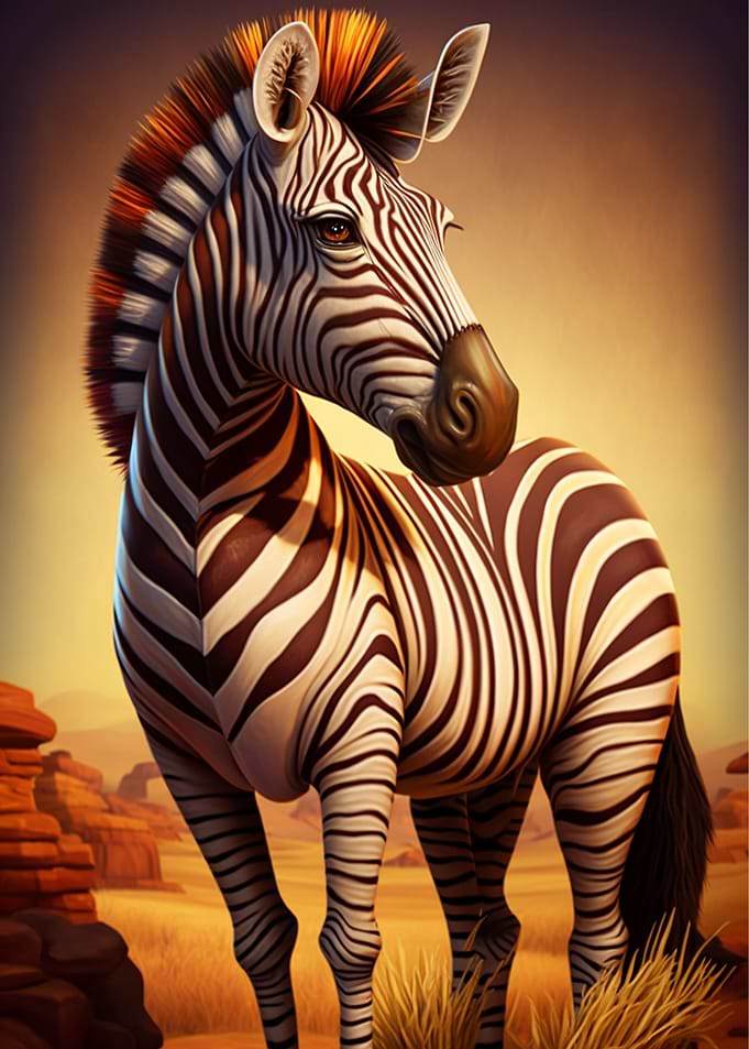 Comic Zebra