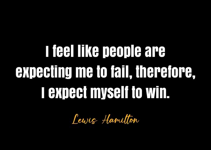 Lewis Hamilton Quote