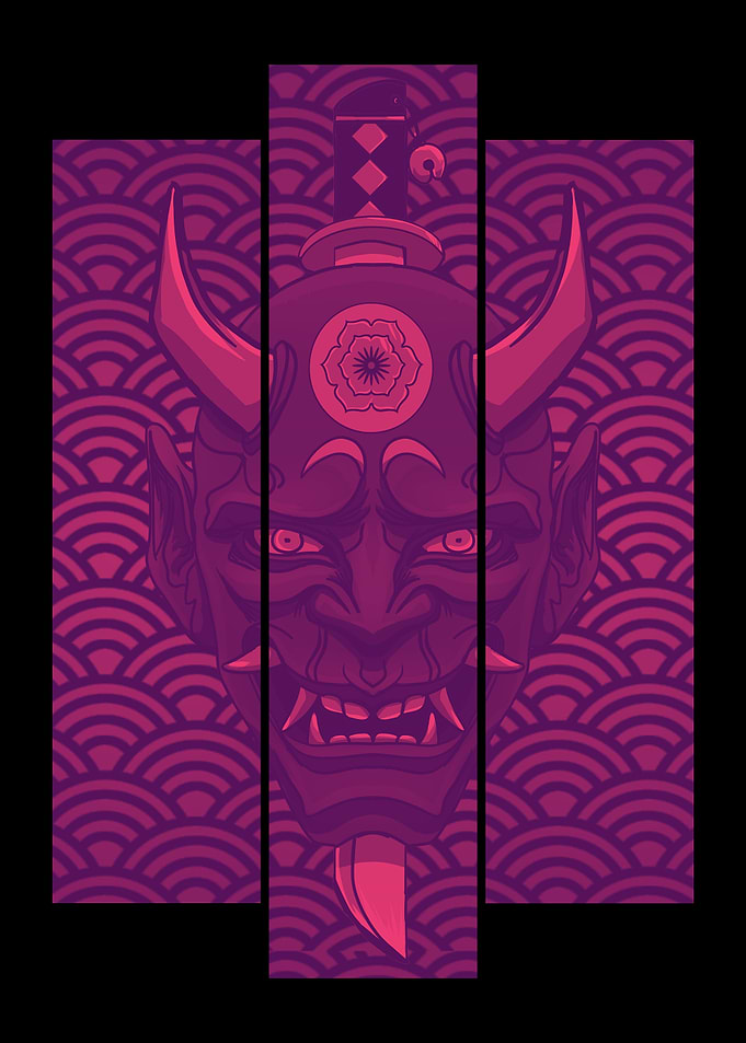 Japanese Hannya Mask